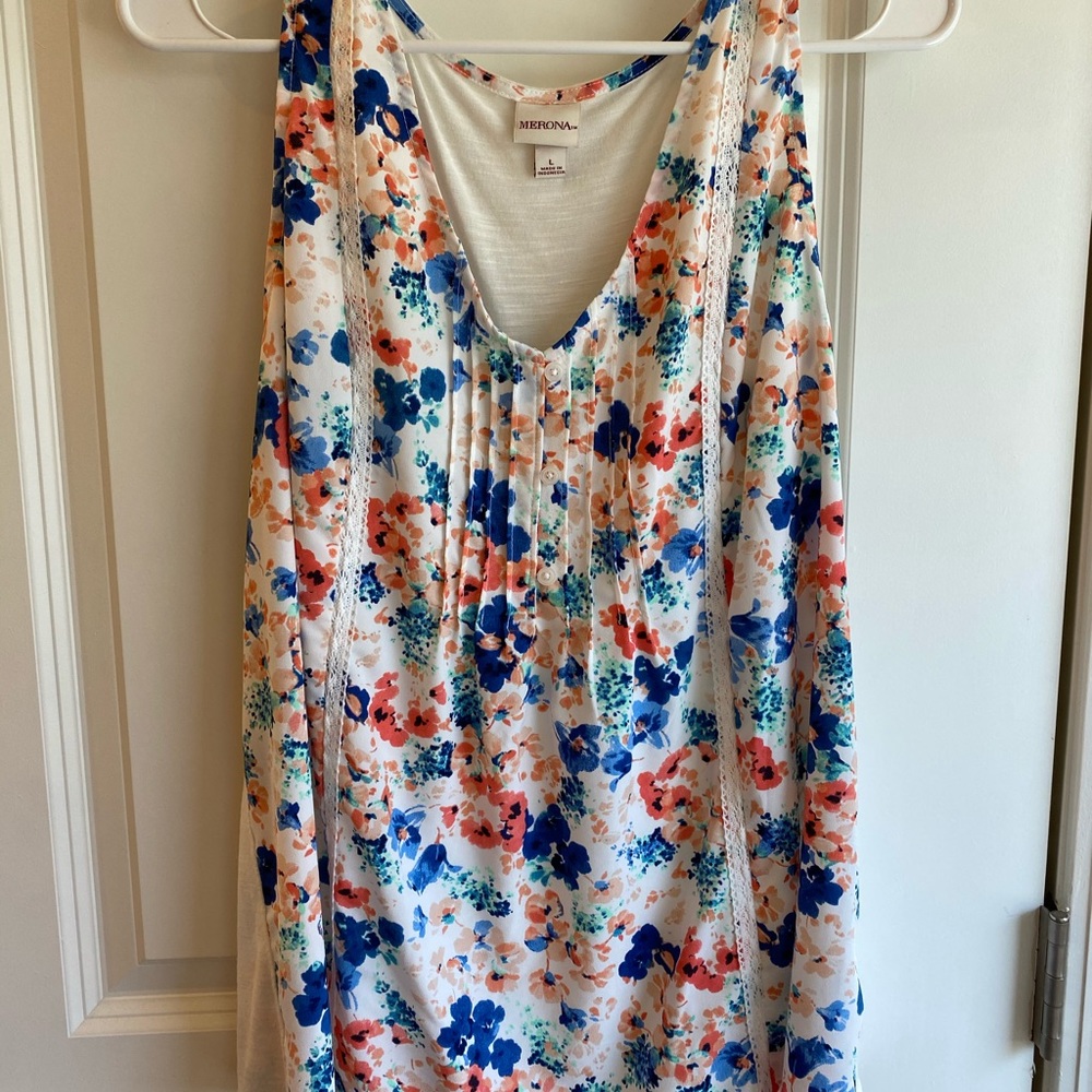 Merona Floral Tank